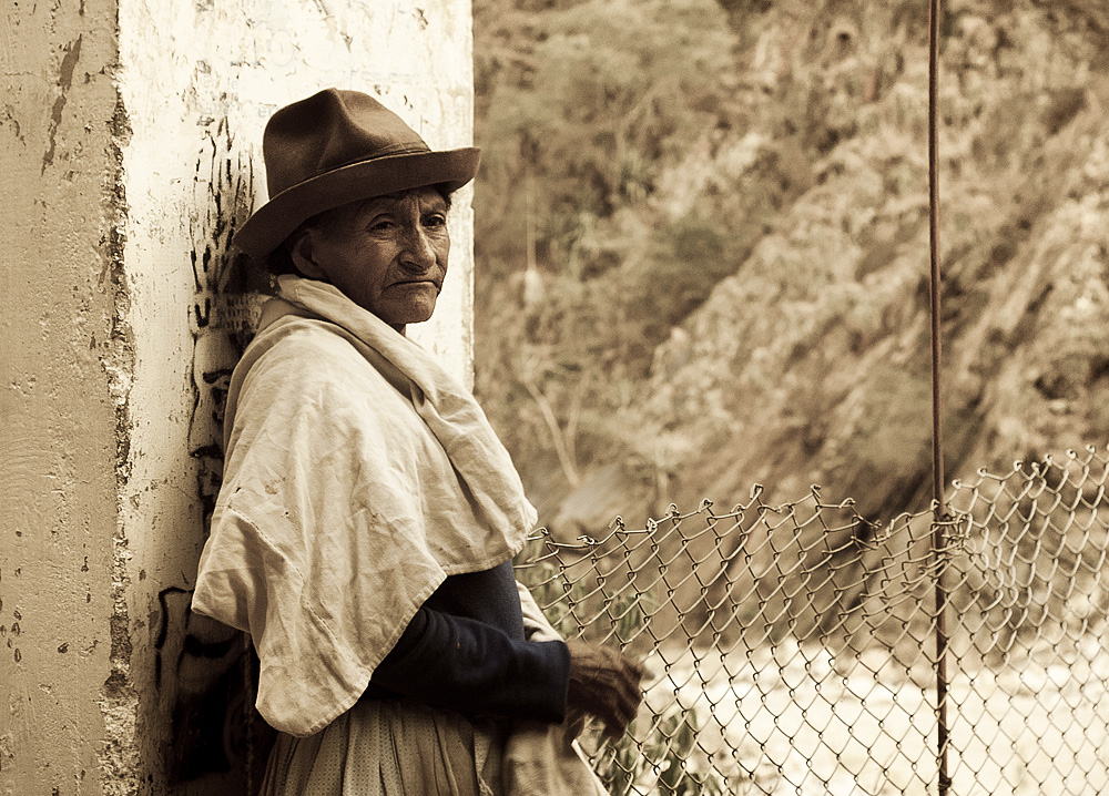 all the paintings wear a frown