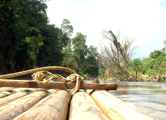 bamboo raft
