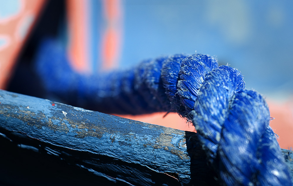 blue rope