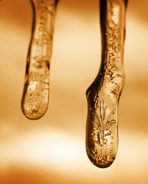 gold icicles