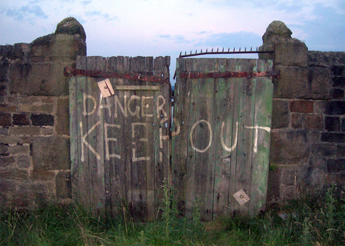 keep out