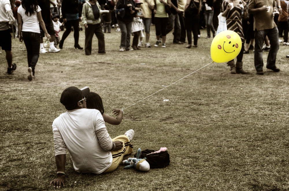 that man's a balloon