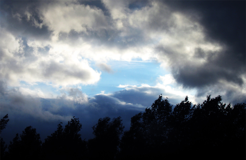 threatening clouds