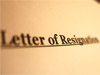 resignation