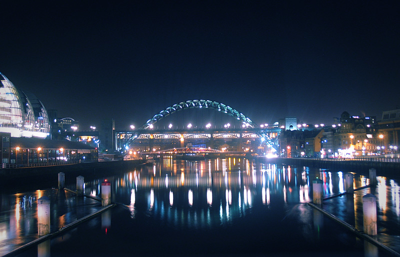 tyne at night