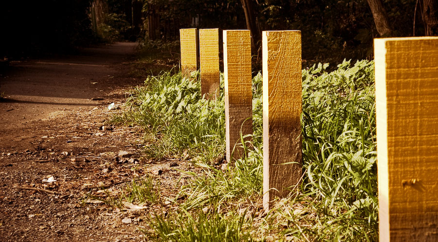 yellow posts