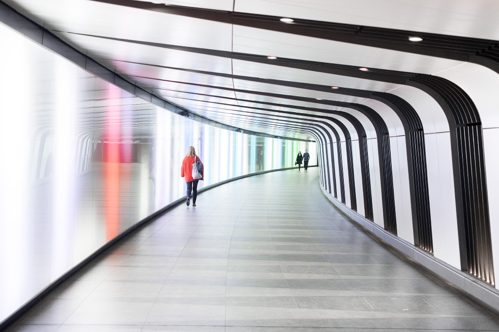 young modern station