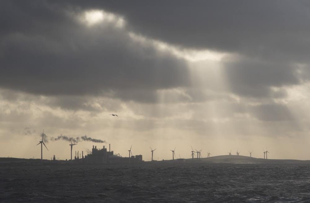 beneath the burning shoreline