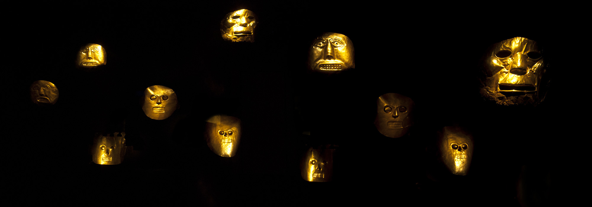 golden faces