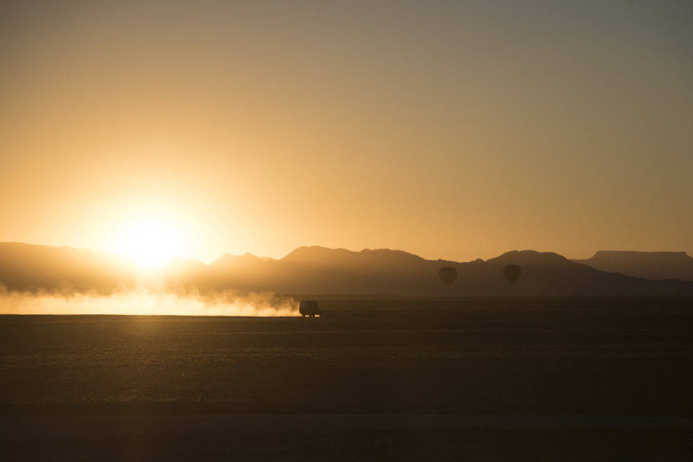 kicking fire into the sand