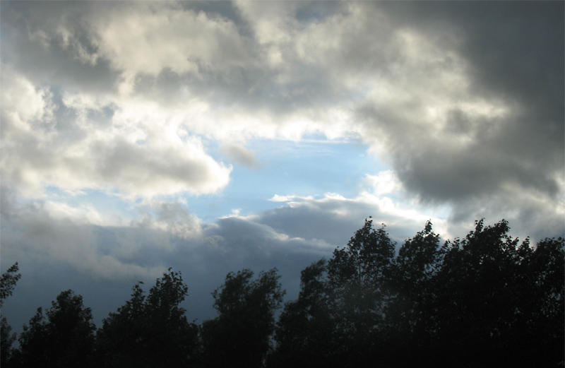 threatening clouds
