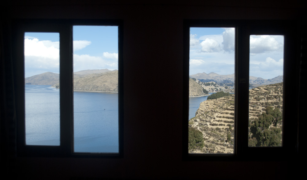 through my windowpane