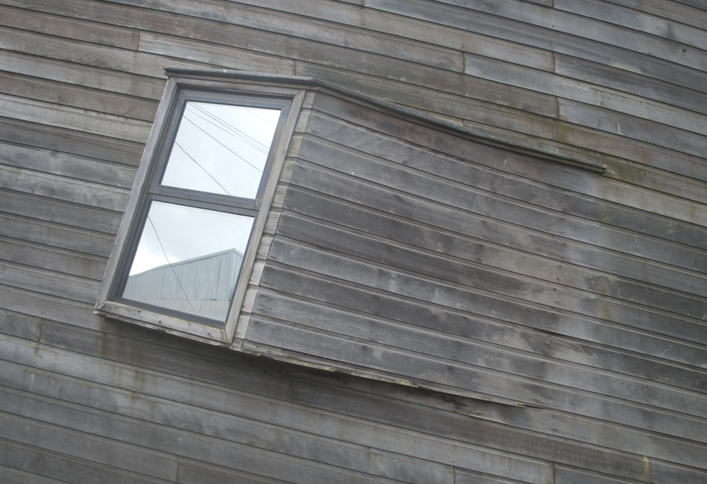 wooden window