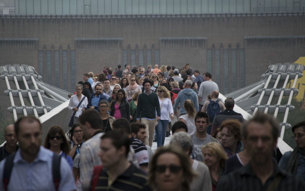 your face mingled in the crowd